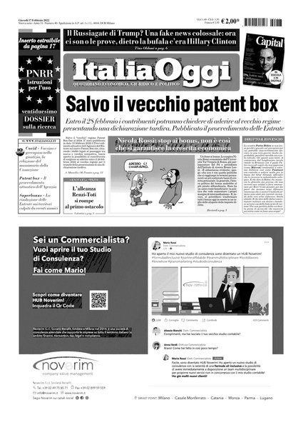 Italia oggi : quotidiano di economia finanza e politica